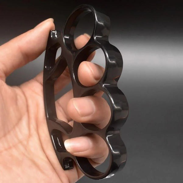 Brass Knuckles Duster for EDC Use with Window Breaking Capability